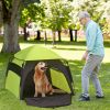 PawHut Extra Large Dog Portable Camping Tent with Carrying Bag for Beach Backyard Home in Green
